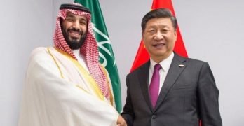 Mohammed bin Salman and Xi Jinping