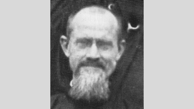 The only known photo of Father Hüttermann.