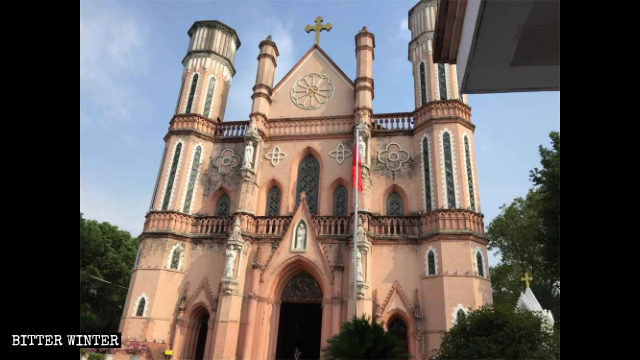 The exterior appearance of the St. Joseph’s Cathedral