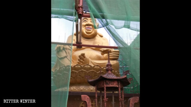 The Maitreya statue in Qingdao’s Zaohang Park