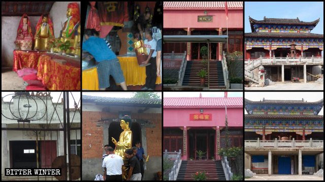 Many Jianli county temples were shut down or repurposed