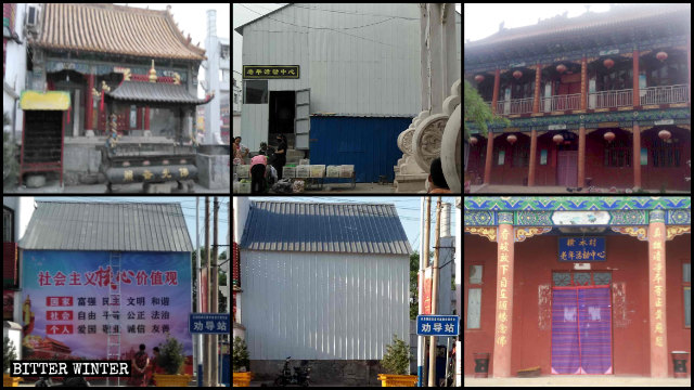 The government has taken over numerous folk religion temples across Linzhou.