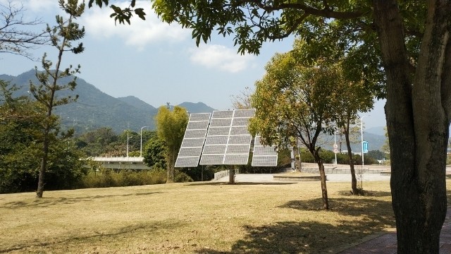Solar panels in China.