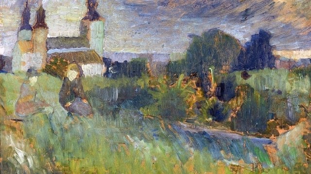 Aguéli, “Visby Cathedral,” 1892.