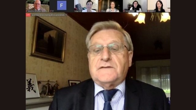 Willy Fautré at the webinar.