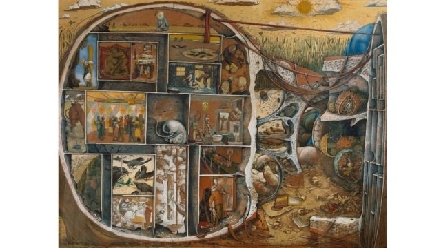 William Kurelek, The Maze (1953).
