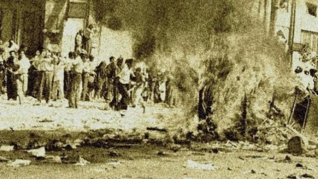 The anti-Ahmadis Lahore riots of 1953. From Twitter.