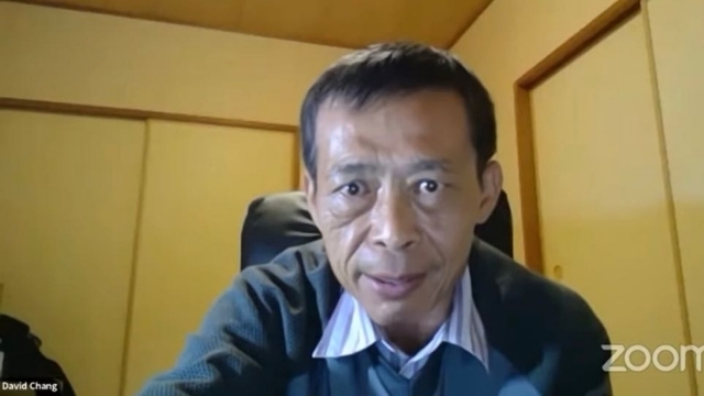 Chang Shi-Chang (David) at the webinar.