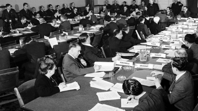 Delegates at the San Francisco conference of 1945, where the U.N. Charter was signed. Source: United Nations.
