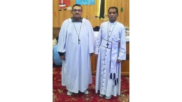 Father William Siraj and Reverend Patrick Naeem. Courtesy of the Church of Pakistan.