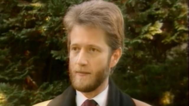 Swiss historian Jean-François Mayer talks to the media after the 1994 tragedy involving Order of the Solar Temple members. Source: Institut National de l’Audiovisuel, Paris.
