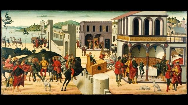 The story of Joseph in Egypt, by Biagio d’Antonio (1446–1516). Metropolitan Museum, New York.