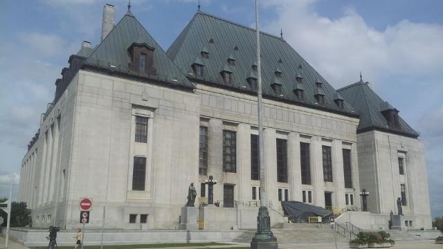 La Corte Suprema de Canadá, Ottawa. Créditos.
