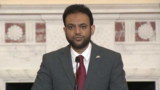 Ambassador Hussain speaks at the report’s presentation. Source: U.S. Department of State.