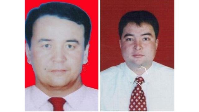 Ghulam Tohti and Abdulgheni Turdi. From Weibo.