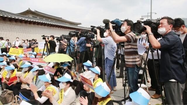 Local and international media covered the Unification Church protests in Seoul against slander and discrimination in Japan.