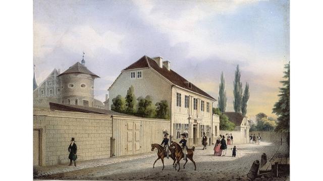 Kant’s house in Königsberg. 