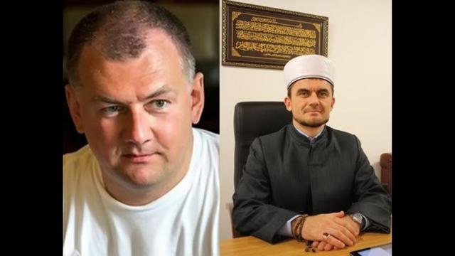 Anti-Cultist Roman Silantyev (left, from Telegram) and collaborator Crimean Mufti Ruslan Saitvaliyev (right, credits).