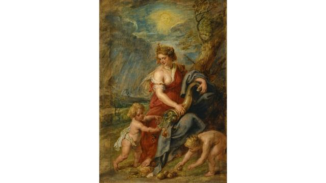 Peter Paul Rubens (1577–1640), “Abundantia,” based on the iconography of goddess Strenua.