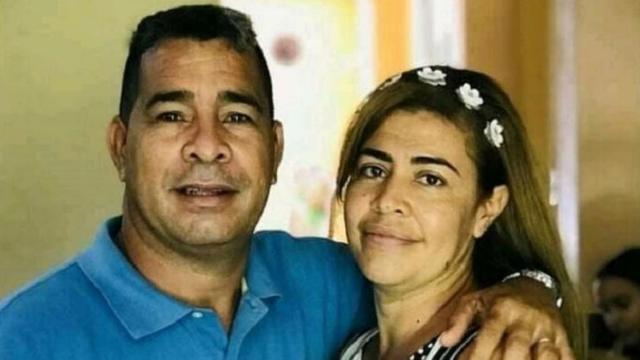 Sentenced to eight years in jail in Cuba (later reduced to seven): Pastor Lorenzo Rosales Fajardo, here with his wife before the arrest.