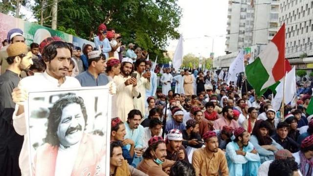 Protests for Ali Wazir. From Facebook.