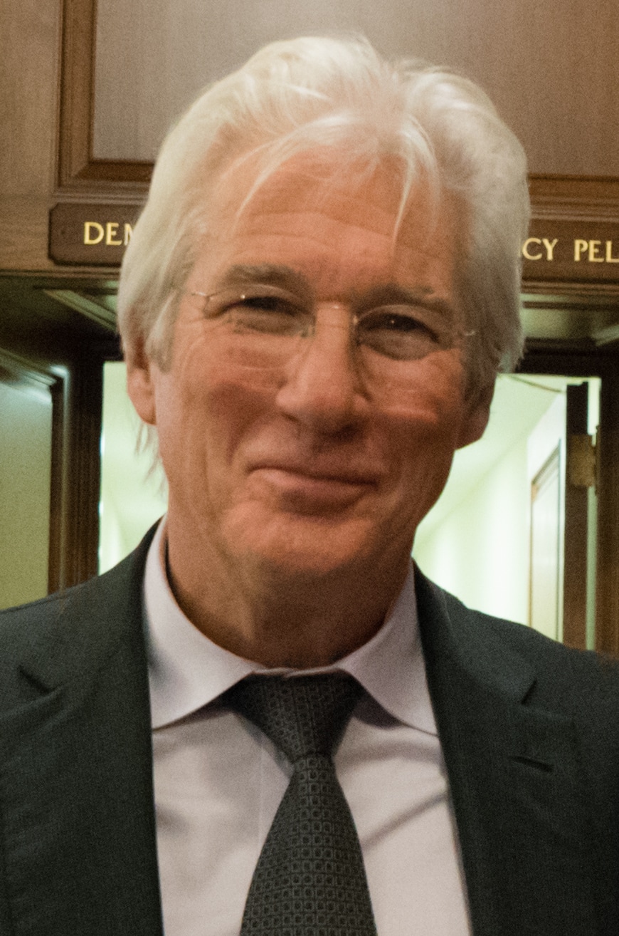 Supporting the wrong cause? Richard Gere (credits).