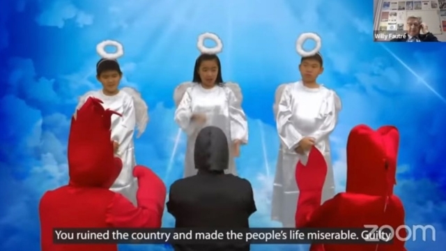 From the video “The Court of Heaven.”