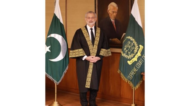 Chief Justice Qazi Faez Isa. Credits.