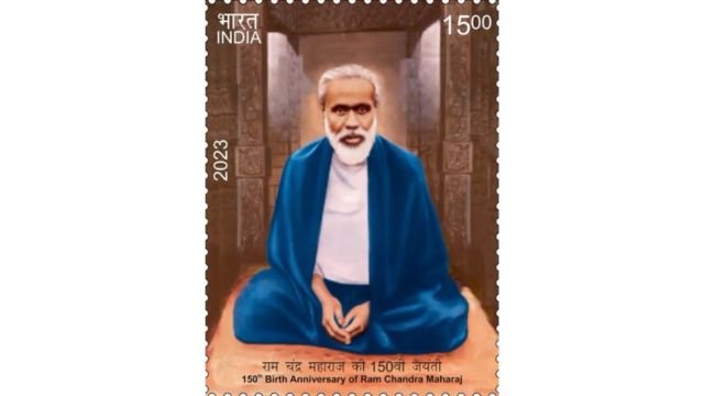 In 2023, India honored the 150th anniversary of the birth of Sri Ram Chandra with a stamp. Credits.