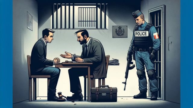 “Sometime lawyers gave the impression of being on the side of the police” (AI-generated).