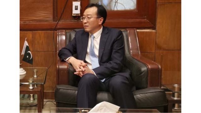 在カラチ中国総領事ヤン・ユンドン氏。出典：中国外務省。