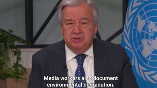 The video by UN Secretary General António Guterres.