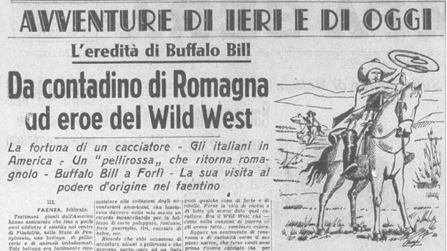 Turin newspaper “Stampa Sera” launched in 1937 the idea that Buffalo Bill was really Domenico Tambini (later called “Tombini”). From X.