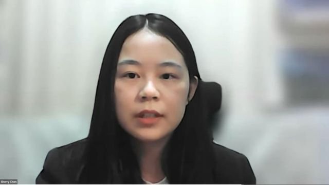 Sherry Chen speaks.