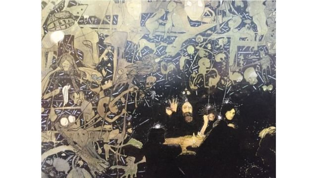 Josef Váchal, “Spiritualist Séance,” 1904–6.