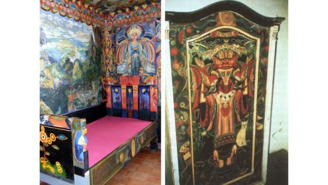 Decorations of the Portmoneum. Photos by Massimo Introvigne.