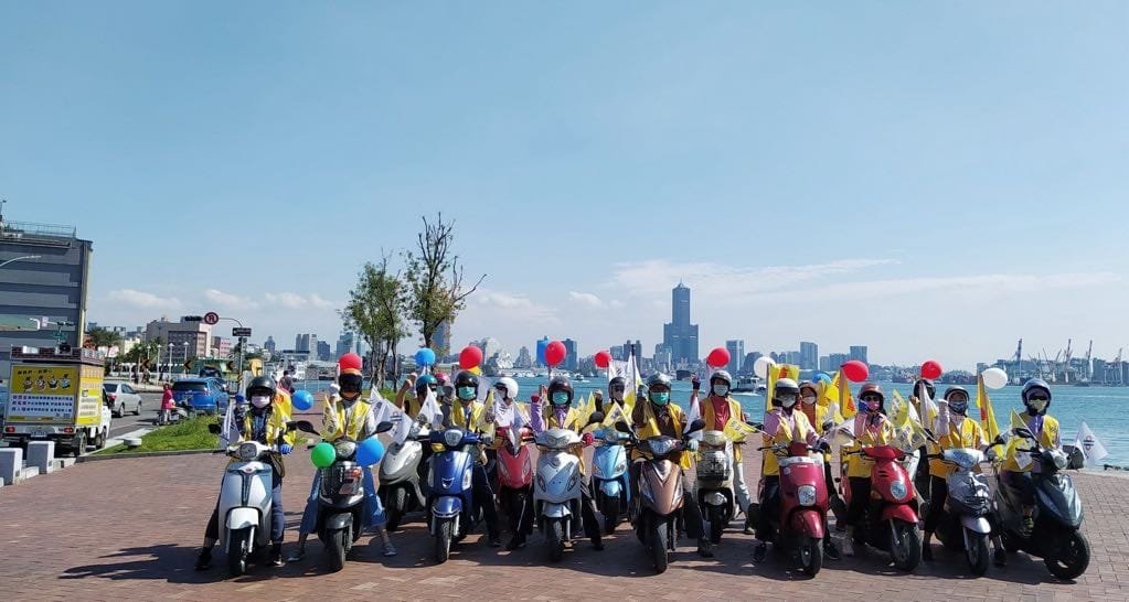 Tai Ji Men protests in Taiwan.