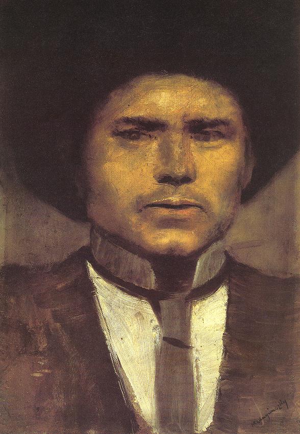 László Mednyánszky, study for a portrait of Bálint Kurdi. Credits.