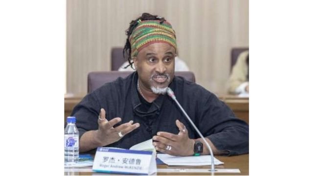 Roger McKenzie in China.