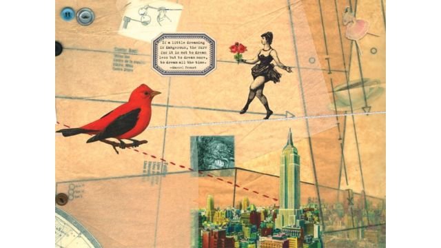 One of Cornell’s collages honoring Rosita Mauri and the early ballerinas.