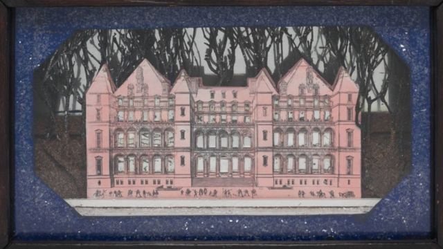 Joseph Cornell, “The Pink Palace” (1946–50).