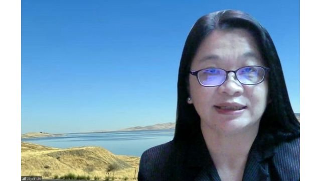 Joyce Lin presents her testimony.