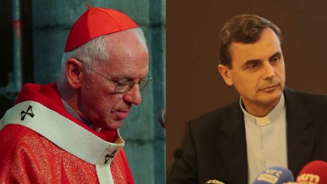 Archbishops Josef De Kesel, left (credits) and Luc Terlinden, right (credits).
