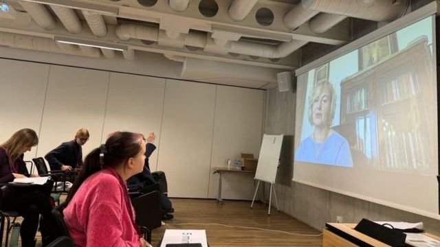 Rosita Šorytė spoke via video.