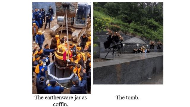 Master Feng Xingzhao buried in an earthenware jar.