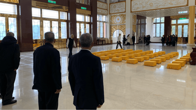 Inside Yiguandao temple in Taoyuan, Taiwan. Photo by Massimo Introvigne.