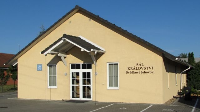 Sál Království svědků Jehovových v Kyjově (zdroj).

