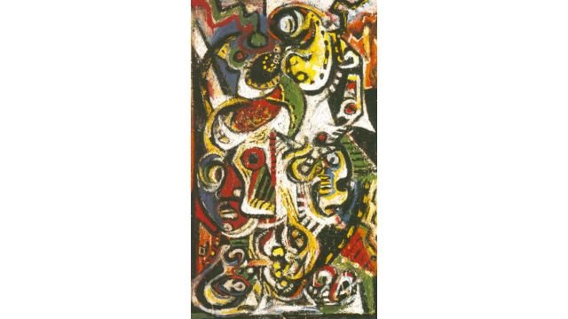 Pollock, “Masked Image” (1938–41).