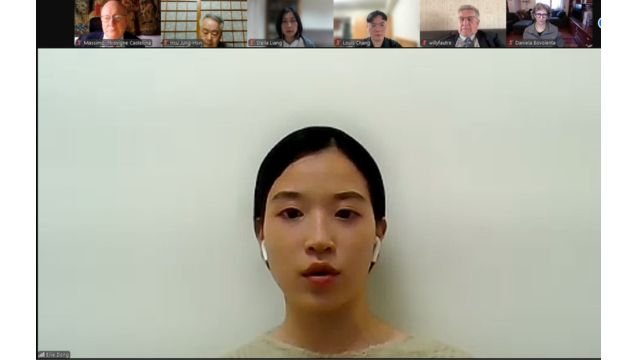 Ellie Dong presents her testimony.