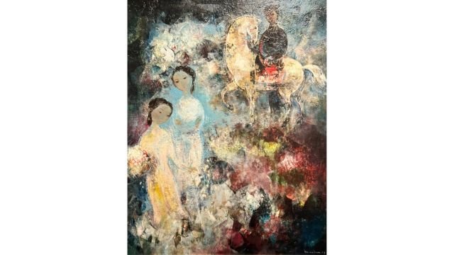 Vũ Cao Đàm, “Composition,” 1959.